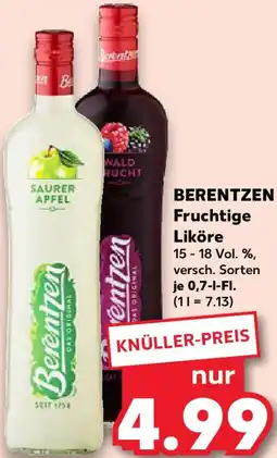 Kaufland BERENTZEN Fruchtige Liköre Angebot