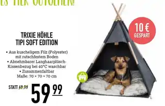 Kölle Zoo TRIXIE HÖHLE TIPI SOFT EDITION Angebot