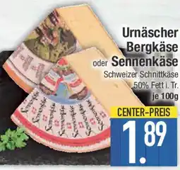 E-Center Urnäscher Bergkäse oder Sennenkäse Angebot