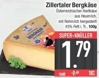 E-Center Zillertaler Bergkäse Angebot