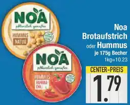E-Center Noa Brotaufstrich oder Hummus Angebot