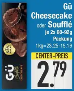 E-Center Gü Cheesecake oder Soufflé Angebot