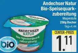 E-Center Andechser Natur Bio-Speisequarkzubereitung Angebot