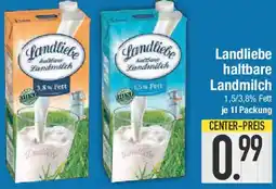 E-Center Landliebe haltbare Landmilch Angebot