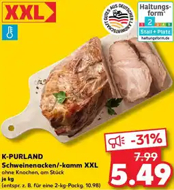 Kaufland K-PURLAND Schweinenacken/-kamm XXL Angebot