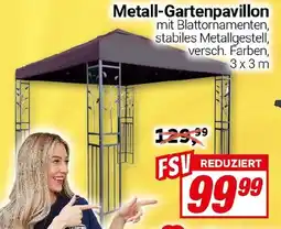 CENTERSHOP Metall-Gartenpavillon Angebot