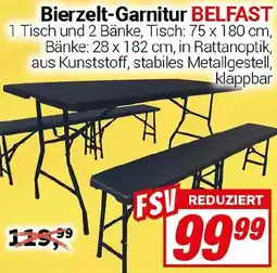 CENTERSHOP Bierzelt-Garnitur BELFAST Angebot