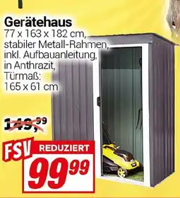 CENTERSHOP Gerätehaus Angebot