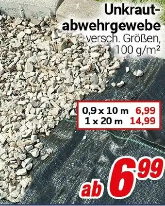 CENTERSHOP Unkraut- abwehrgewebe Angebot