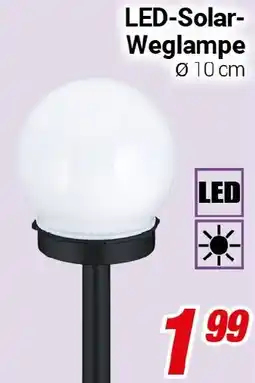 CENTERSHOP LED-Solar- Weglampe Angebot