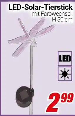 CENTERSHOP LED-Solar-Tierstick Angebot
