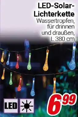 CENTERSHOP LED-Solar- Lichterkette Angebot