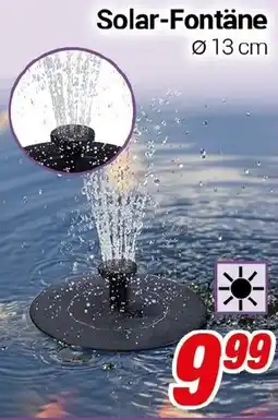 CENTERSHOP Solar-Fontäne Angebot