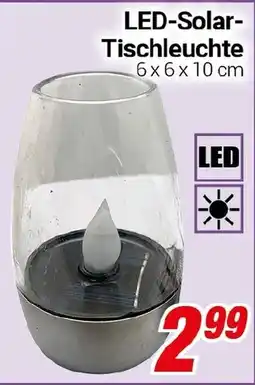 CENTERSHOP LED-Solar- Tischleuchte Angebot