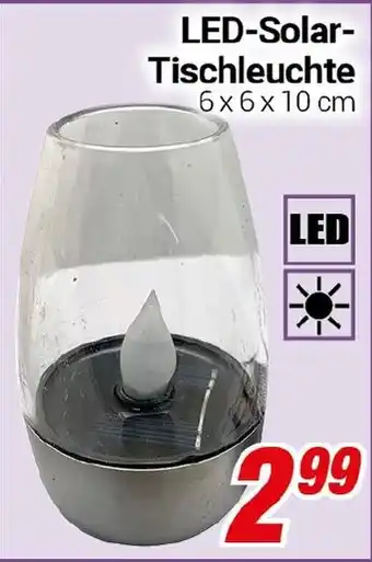 CENTERSHOP LED-Solar- Tischleuchte Angebot