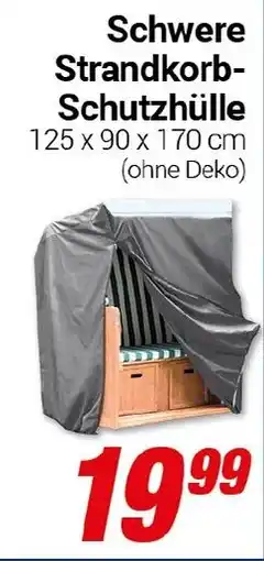 CENTERSHOP Schwere Strandkorb- Schutzhülle Angebot