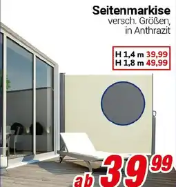 CENTERSHOP Seitenmarkise Angebot