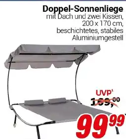 CENTERSHOP Doppel-Sonnenliege Angebot