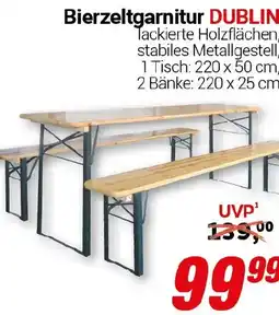 CENTERSHOP Bierzeltgarnitur DUBLIN Angebot