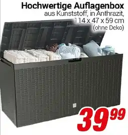 CENTERSHOP Hochwertige Auflagenbox Angebot