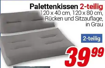 CENTERSHOP Palettenkissen 2-teilig Angebot