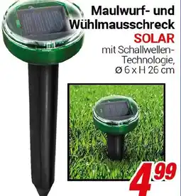 CENTERSHOP Maulwurf- und Wühlmausschreck SOLAR Angebot