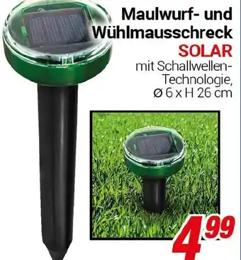 CENTERSHOP Maulwurf- und Wühlmausschreck SOLAR Angebot