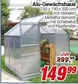 CENTERSHOP Alu-Gewächshaus Angebot