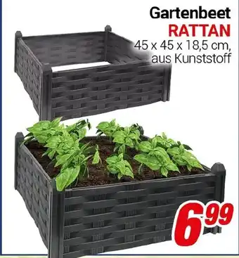 CENTERSHOP Gartenbeet RATTAN Angebot