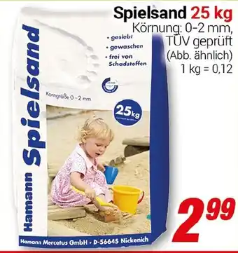 CENTERSHOP Spielsand Angebot