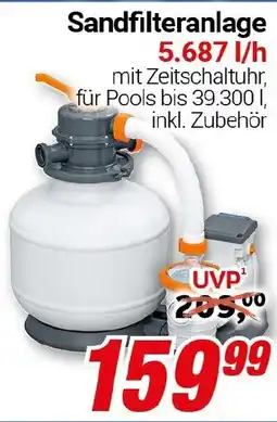 CENTERSHOP Sandfilteranlage Angebot
