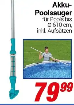 CENTERSHOP Akku- Poolsauger Angebot