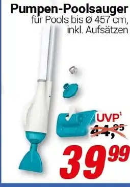 CENTERSHOP Pumpen-Poolsauger Angebot