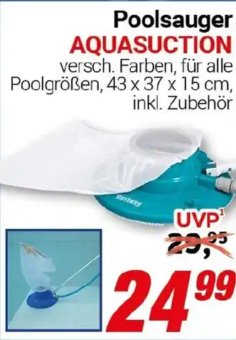 CENTERSHOP Poolsauger AQUASUCTION Angebot