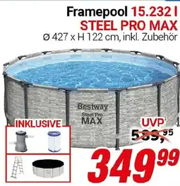 CENTERSHOP Bestway Framepool STEEL PRO MAX Angebot