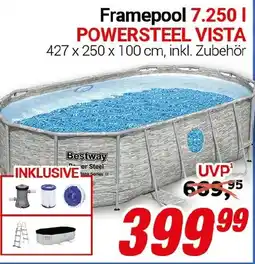 CENTERSHOP Bestway Framepool POWERSTEEL VISTA Angebot