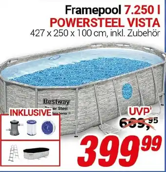 CENTERSHOP Bestway Framepool POWERSTEEL VISTA Angebot