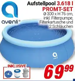CENTERSHOP avenli Aufstellpool Angebot