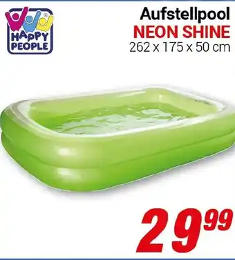 CENTERSHOP HAPPY PEOPLE Aufstellpool NEON SHINE Angebot