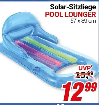 CENTERSHOP Solar-Sitzliege POOL LOUNGER Angebot