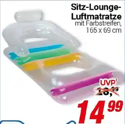 CENTERSHOP Sitz-Lounge- Luftmatratze Angebot