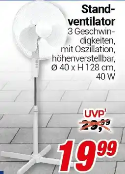 CENTERSHOP Stand- ventilator Angebot