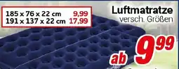 CENTERSHOP Luftmatratze Angebot