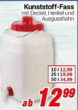 CENTERSHOP Kunststoff-Fass Angebot