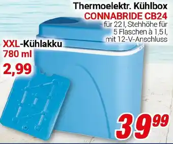 CENTERSHOP Thermoelektr. Kühlbox CONNABRIDE CB24 Angebot