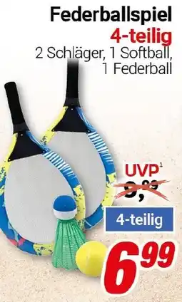CENTERSHOP Federballspiel 4-teilig Angebot
