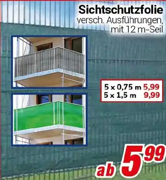 CENTERSHOP Sichtschutzfolie Angebot