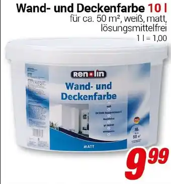 CENTERSHOP Wand- und Deckenfarbe Angebot