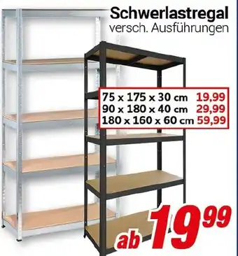 CENTERSHOP Schwerlastregal Angebot