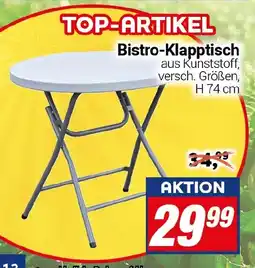 CENTERSHOP Bistro-Klapptisch Angebot